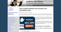Desktop Screenshot of building-a-web-site.com