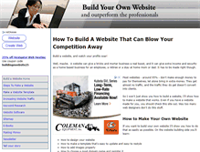 Tablet Screenshot of building-a-web-site.com